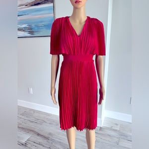 •Hot Pink Silky Dress•